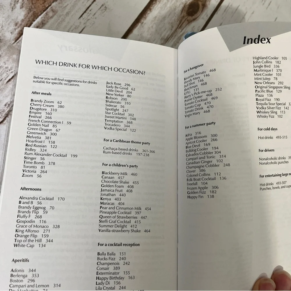 Bartenders Guide‎ Book Drink Cocktail Recipes